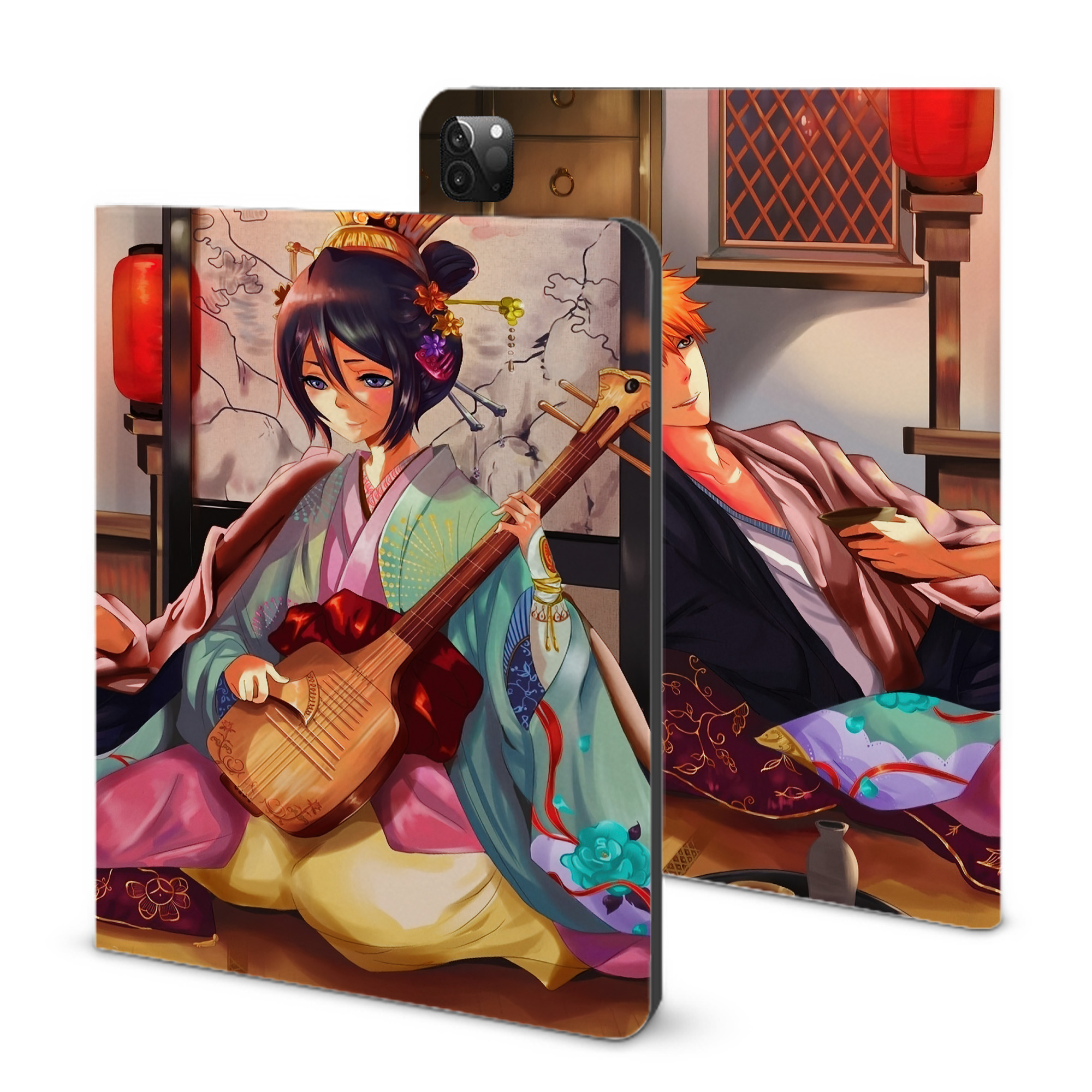 （画像用） ブリーチ BLEACH IPadケース ペンホルダー付き ブックスタイルデザイン